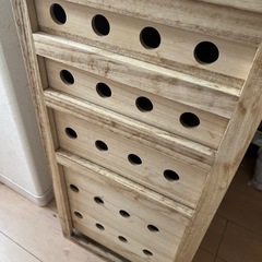 ニトリ ウッド 収納チェスト
の画像