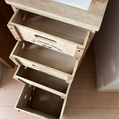 ニトリ ウッド 収納チェスト
の画像