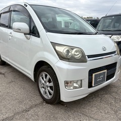 【支払総額9.8万円】激安ムーヴカスタム4WD 車検令和9年4月 AA評価4点 修復歴なし 機関良好 内装良好 フルセグTV BTオーディオ ワンオーナー 禁煙車！の画像