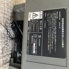 SONYブラウン管テレビ21型
の画像