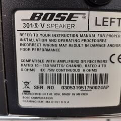 🌟愛品館千葉店🌟BOSE Direct/Reflecting 301V スピーカーシステム ペア【愛千130】の画像
