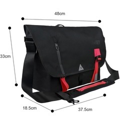 (エコスシ) Ecosusi メッセンジャーバッグ メンズ ショルダーバッグ 斜め掛けバッグ 17インチPCまで入ります。の画像