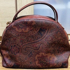 mila schon ミラショーン ペイズリー柄 ハンドバッグ ヴィンテージ レトロの画像