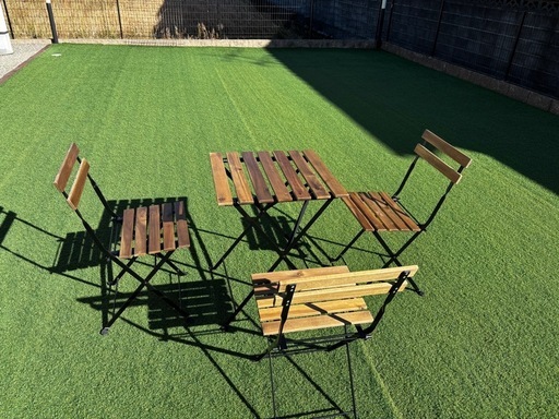 IKEA TARNO ウッドテーブルチェアセット