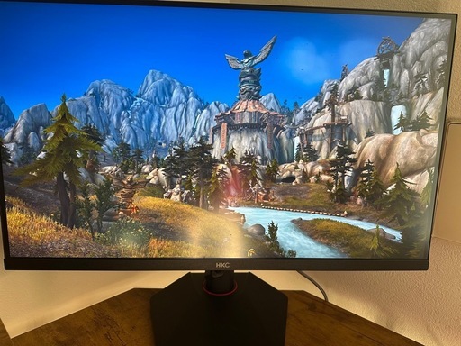 モニター本体 HKC G27H2 27インチ ゲーミングモニター（WQHD/2K・180Hz・IPS・HDR400）状態良好
