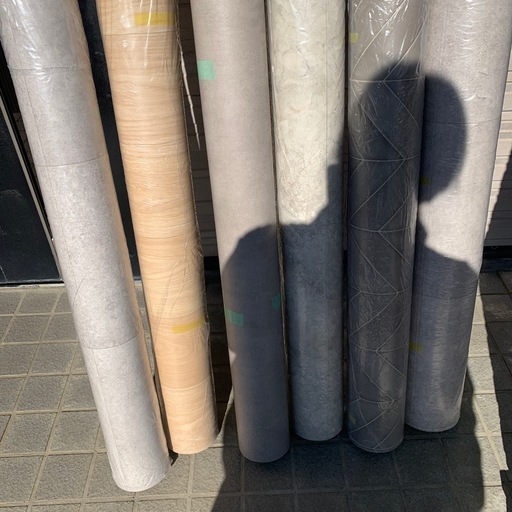 SALE中⭐︎クッションフロア　新品未使用 クッションフロア　まとめて6本　リフォーム　DIY 引越し 内装　材料　改　築 リノベーシ