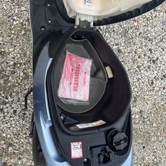 奈良発　スズキ アドレスV50G 実働 バッテリー新品 SUZUKI アドレス Address 原付 バイク 水色 4サイクル 中古車 現状販売 の画像