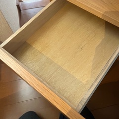 無印良品　木製デスクキャビネットの画像