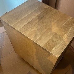 無印良品　木製デスクキャビネットの画像