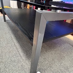 ガラステーブル　ニトリ　
110×60の画像