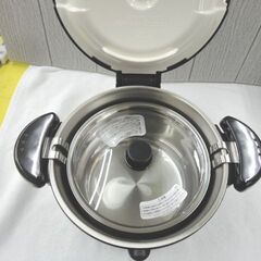 未使用保管品 サーモス 真空保温調理器 シャトルシェフ KBG-3000 3.0L IH対応 クリアステンレス THERMOS 両手鍋 調理器具 札幌 西岡店の画像