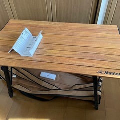 HAC2-0402 ウッド調軽量アルミテーブル WOOD-LIKE LIGHT ALUMI TABLEの画像