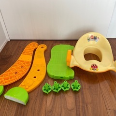 アンパンマン ステップ付き補助便座の画像