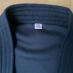 中古品　剣道　胴着　3Lサイズ　紺色　中学部活の画像