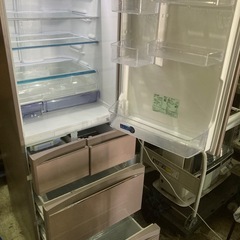 格安　美品　三菱　幅60cm 5ドア冷蔵庫　455L  16年製の画像