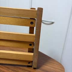 折りたたみ式 木製 本棚（無料）の画像