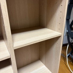 カラーボックス、キャスター付きの画像