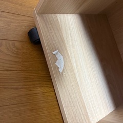 カラーボックス、キャスター付きの画像