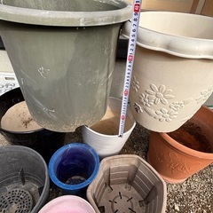 【12/29まで無料！】植木鉢　大小　支柱　長短の画像