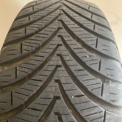 バリ山　155/65R14 クムホSILUS オールシーズンタイヤ2本セットの画像