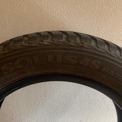 バリ山　155/65R14 クムホSILUS オールシーズンタイヤ2本セットの画像