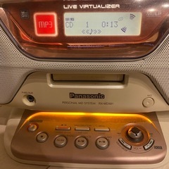 パナソニック　CDデッキ　MDデッキ　ラジオの画像