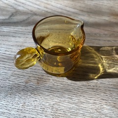 サラダボール　フルーツ皿　ガラス製　3個　シロップ入れの画像