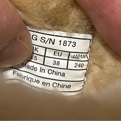 UGG アグ　ムートンブーツ　茶色　24㎝の画像