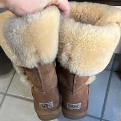 UGG アグ　ムートンブーツ　茶色　24㎝の画像