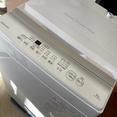 2024年　TOSHIBA 洗濯機　5kg 美品の画像
