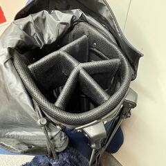 【未使用】BLUE TEE GOLF キャディバッグ＋ウェッジ用バッグ付の画像