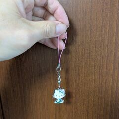 キティちゃんのストラップの画像