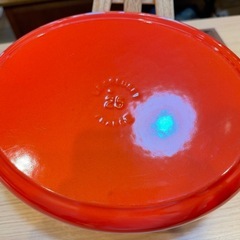 A7195【ルクルーゼ】シグニチャー ココット オーバル 25cm オレンジ 両手鍋の画像
