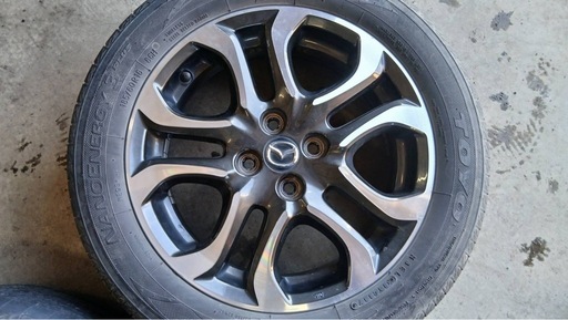 185/60R16 2017年製タイヤホイールセット　デミオ外し