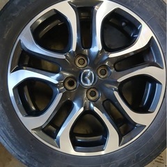 185/60R16 2017年製タイヤホイールセット　デミオ外しの画像
