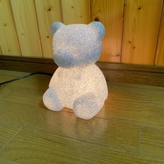 かわいいくまさんのライト、ランプの画像