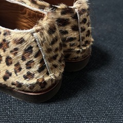 J＆W.DAWSON ヒョウ柄 モカシンシューズの画像