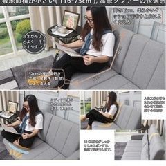 【引越しにつき急募】ソファベッドの画像