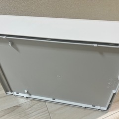 再生ポリプロピレン入り　小物収納ケース　中　引出2個　ホワイトグレー　無印良品の画像