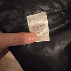 LACOSTE ブラック ダウンジャケット 50/4の画像