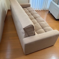 お取り引き者決定　ソファーベッド　3人掛け の画像