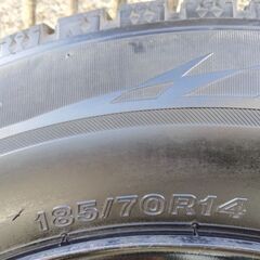 1シーズン走行のみ 2023年購入 ブリヂストン ブリザック スタッドレスタイヤ＋ホイール付 ４本セットの画像