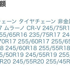 タイヤチェーン　SUVなどなどの画像