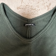 JADE'S ダークグリーン ポンチョ Mの画像