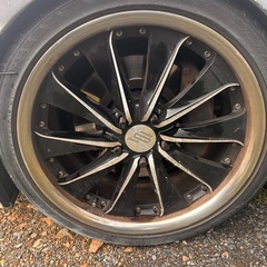 【値下げ中】レイズ　ブラックフリート　19インチの画像