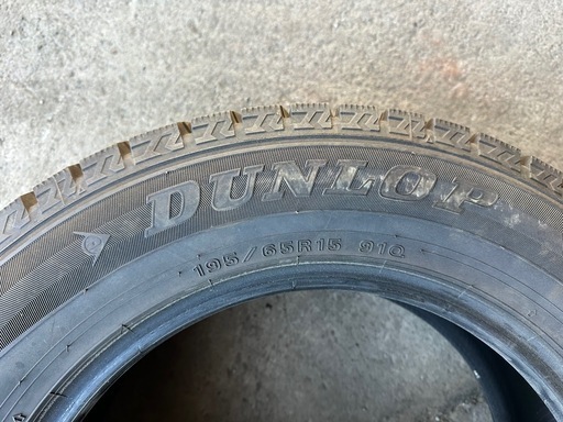 DUNLOP  195/65R15  4本セット
