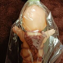 パンクなキューピー　蜘蛛の巣柄の画像