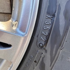 195/65-15 スタッドレスホイール4本セット　バリ山の画像