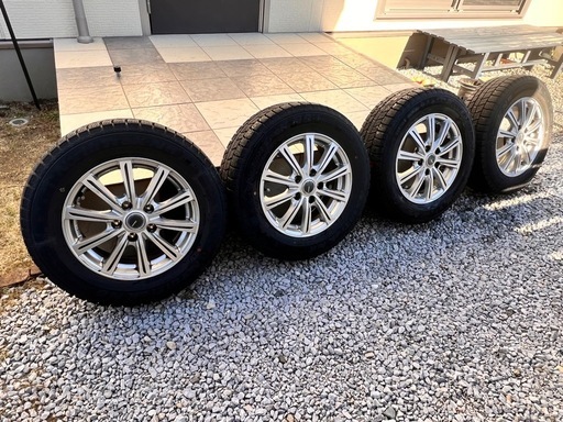 195/65-15 スタッドレスホイール4本セット　バリ山
