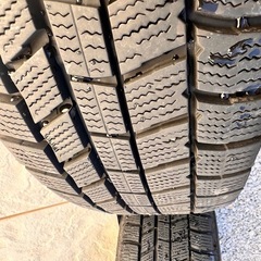 195/65-15 スタッドレスホイール4本セット　バリ山の画像